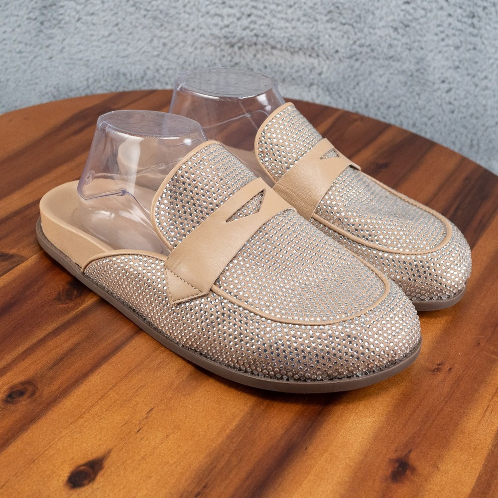 SCHUTZ Womens Size 9 B Shimmering Beaded AVA Clog Style Shoe Comfort